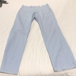 Saks 5th Avenue Seersucker pants trousers